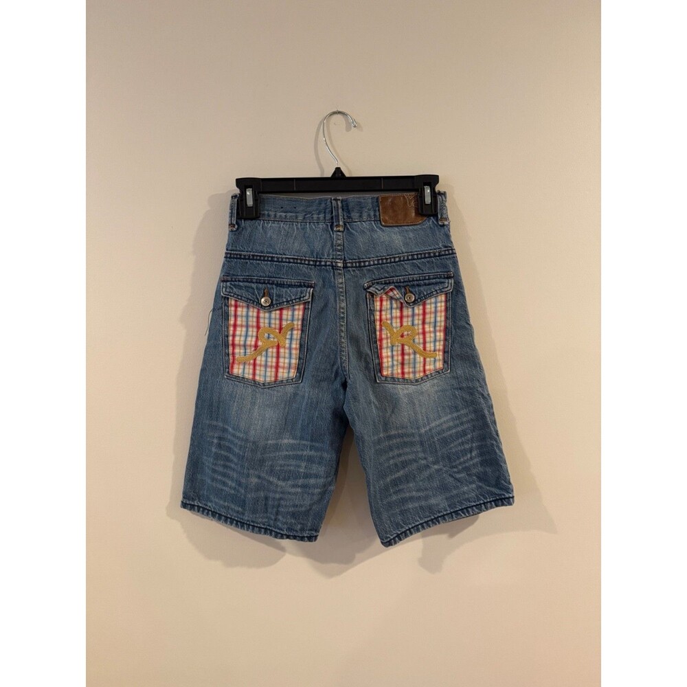 Y2K Rocawear Embroidered Baggy Shorts WOMENS - 10 Skater Grunge 2000s Jorts